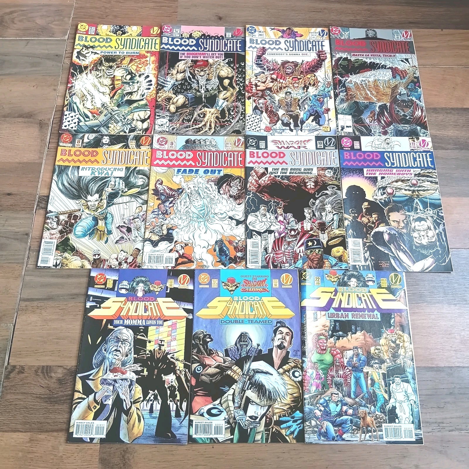 Blood Syndicate DC Milestone Comics 11 Issue Lot 2-5 8-11 19-20 22 Shadow War