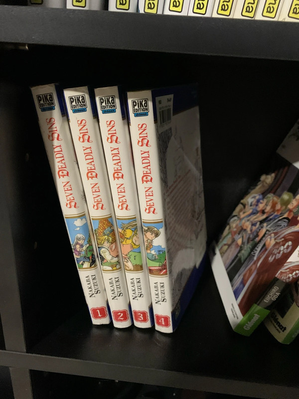 The Deven deadly sins 1-4 tomes
