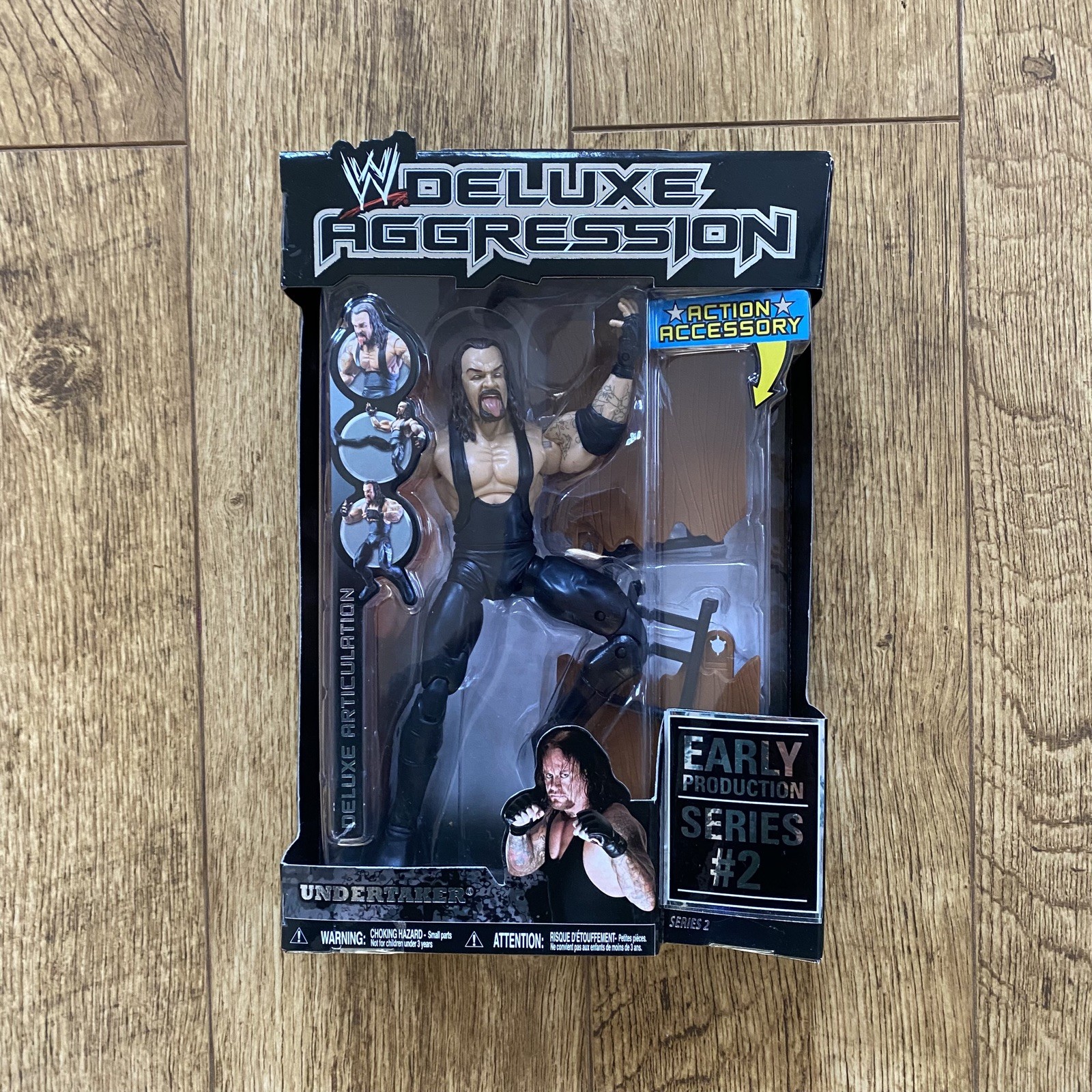 WWE Jakks Pacific Deluxe Aggression The Undertaker Early Production Series 2 