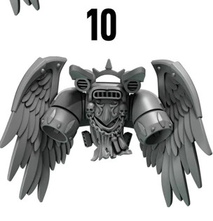 10 Winged jets - Crimson Lords - Greytide