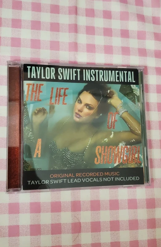 Taylor Swift The Life of a Showgirl Karaoke CD