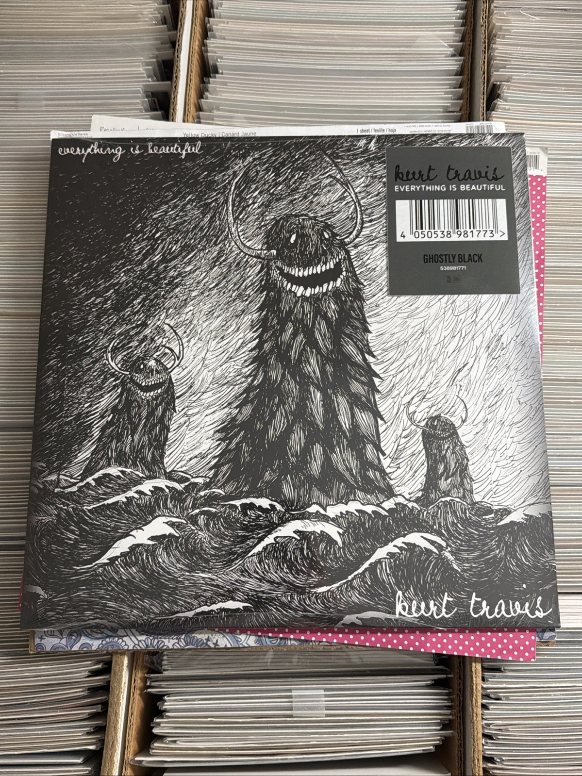 KURT TRAVIS EVERYTHING IS BEAUTIFUL GHOSTLY BLACK VINYL /550 dance gavin dance