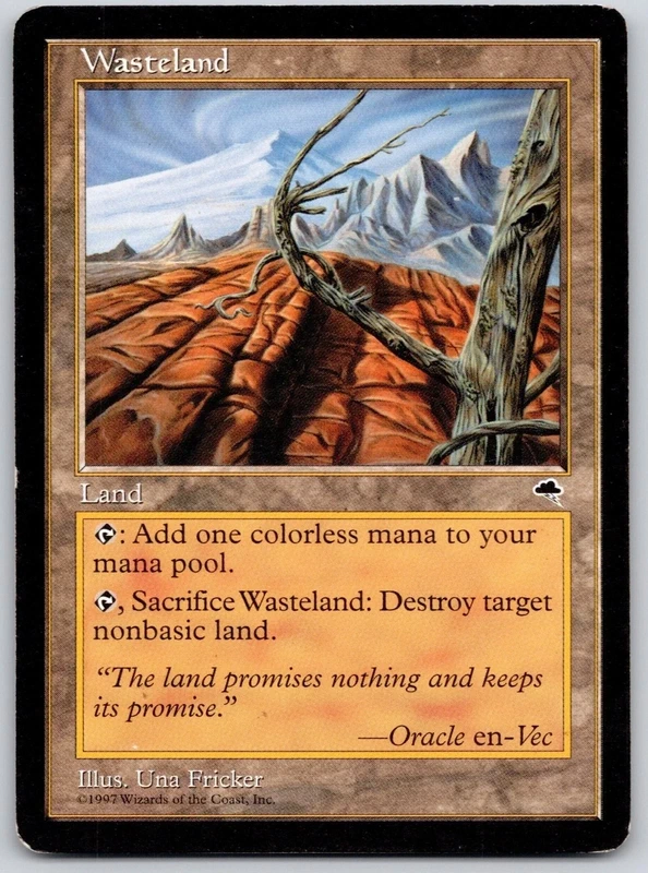 Magic: The Gathering-landkaart “Wasteland”