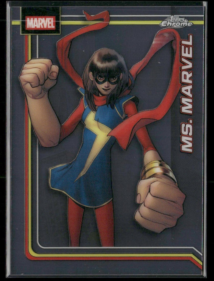 2026 Topps Chrome Marvel Base #083 - Ms. Marvel