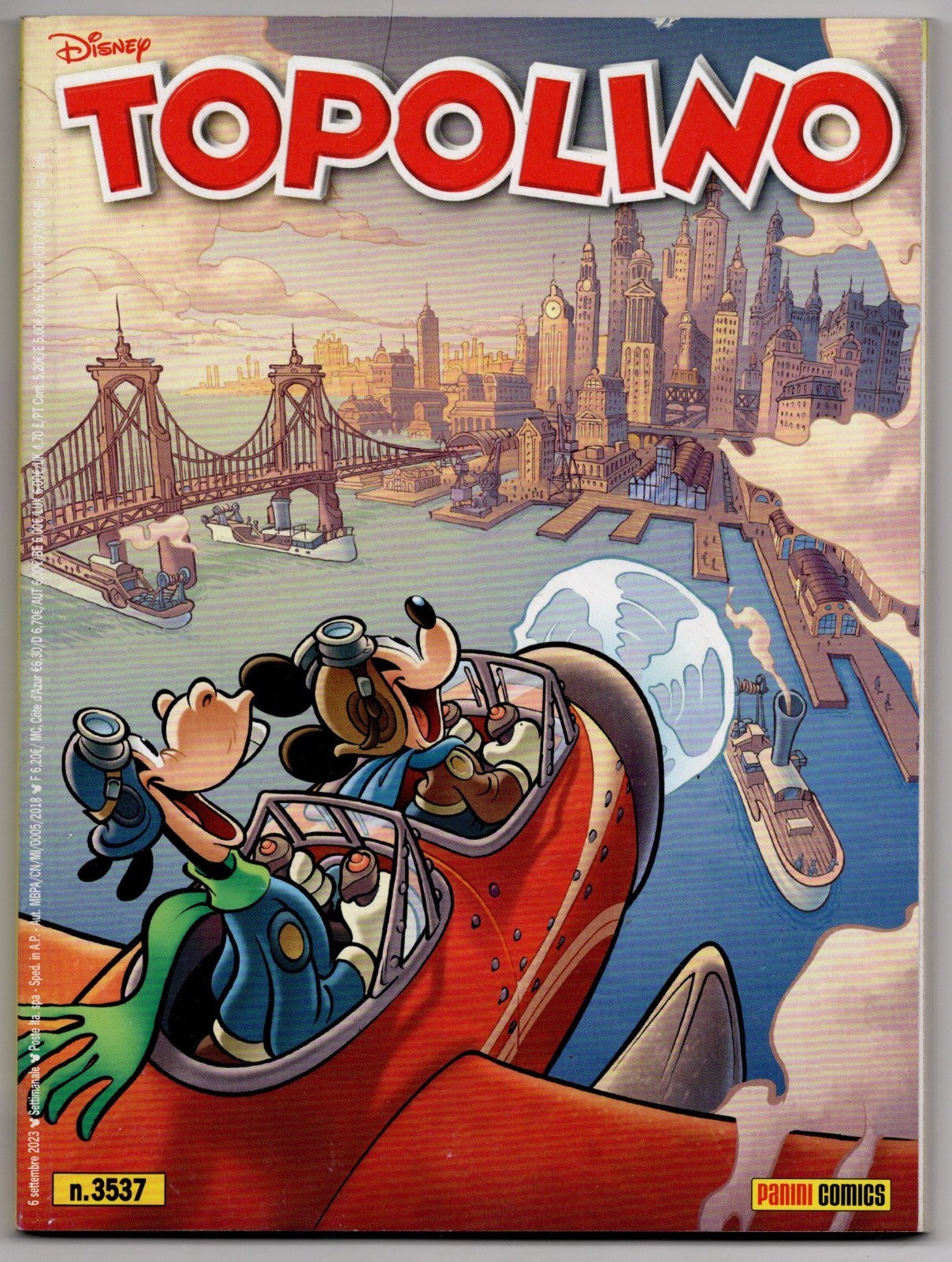 Fumetto Walt Disney Panini Comics Topolino N. 3537 settembre 2023 - Usato