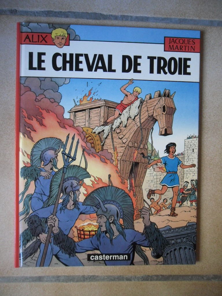 BD ALIX le cheval de Troie n° 19 - avec la maquette Edition Originale de 1988