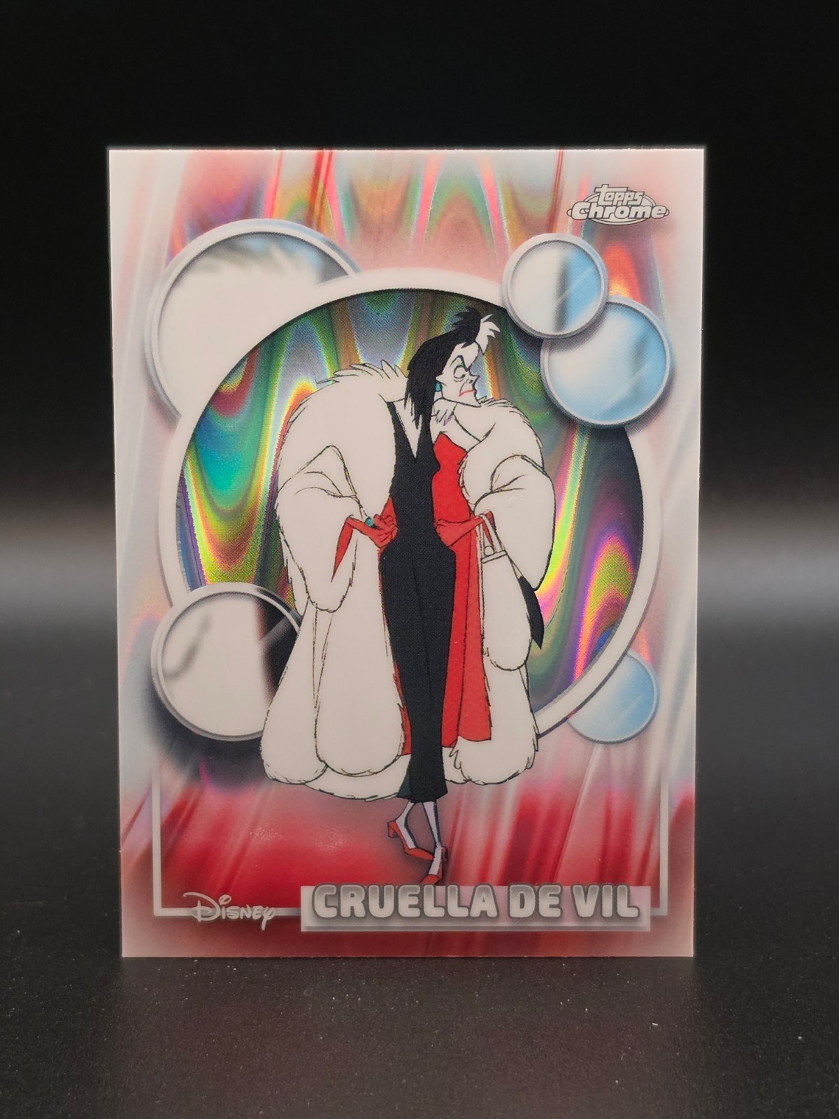 CRUELLA DE VIL 2026 Topps Chrome Disney Raywave rifrattore #65