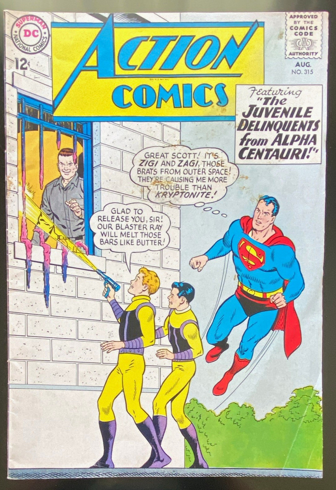DC Action Comics 315  Aug 1964  Superman and Supergirl  Curt Swan Cover