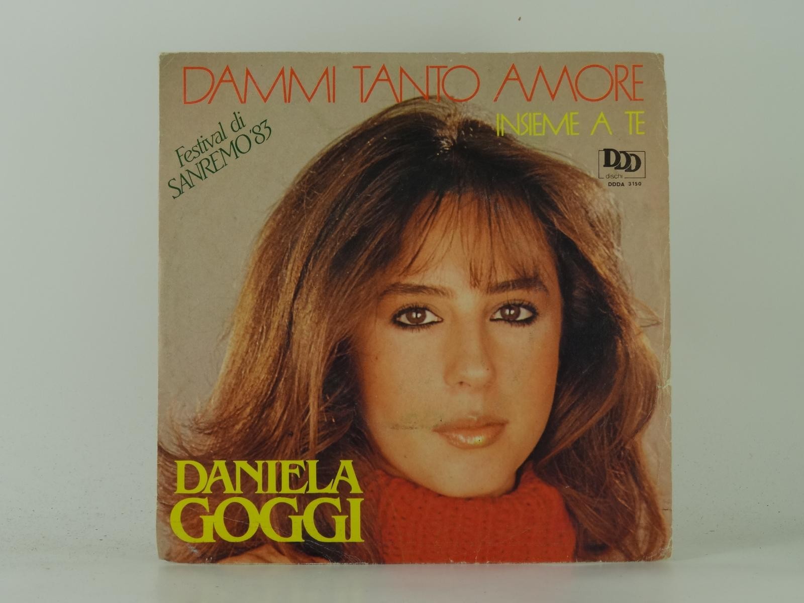 DANIELA GOGGI INSIEME A TE (52) 2 Track 7" Single plus Picture Sleeve CBS RECORD