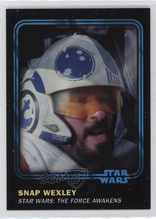 2016 Topps Star Wars Card Trader Physical Cards Blue Snap Wexley #50 2k3