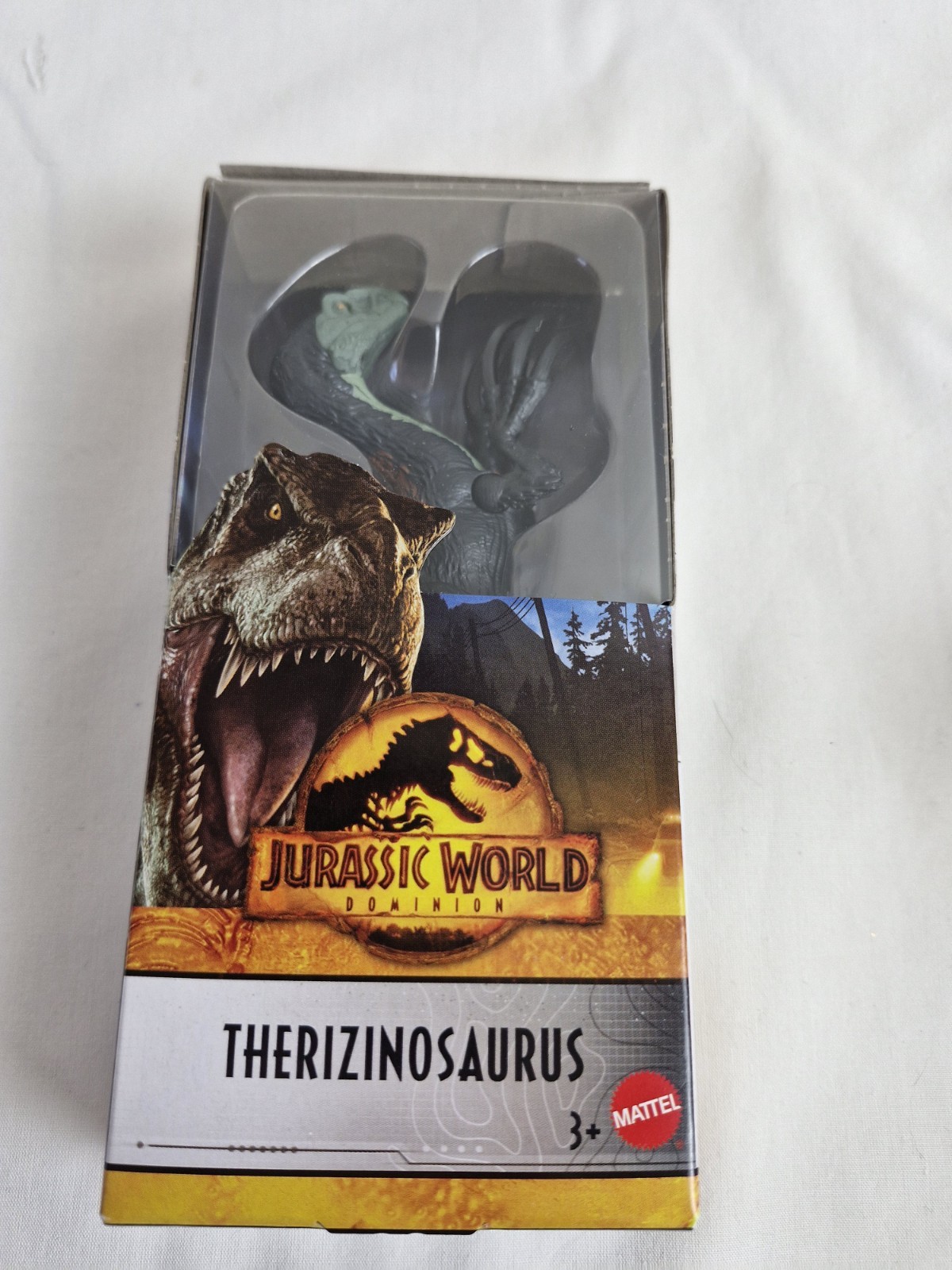 Modellino Jurassic World New Dominion Therizinosaurus Mini 6" Mattel in scatola