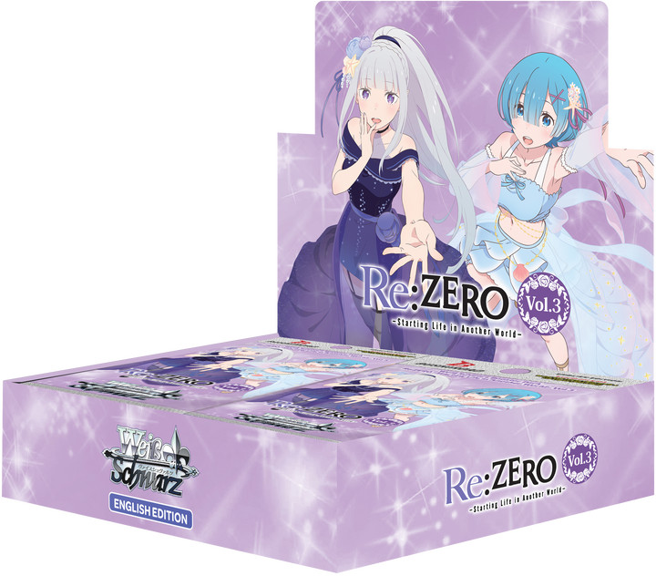 Weiss Schwarz Re:ZERO -Starting Life in Another World- Vol.3 Booster Box ENG
