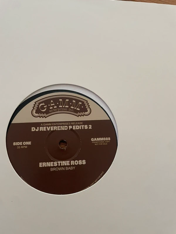 DJ Reverend P Edits 2 / Gamm 088