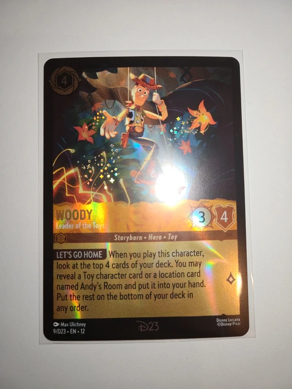 Carte promo Lorcana Woody D23
