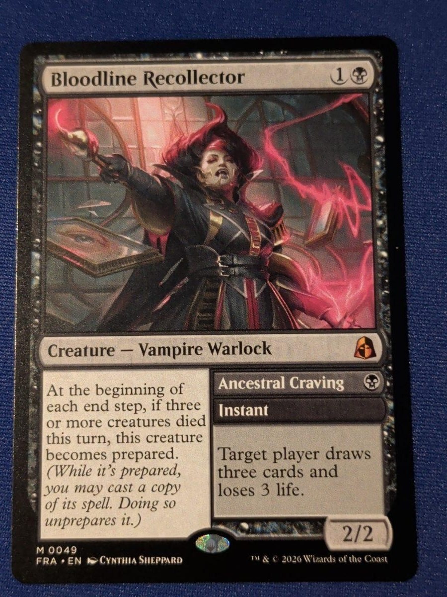 Bloodline Recollector // Ancestral Craving Reality Fracture #49 quasi nuovo MTG