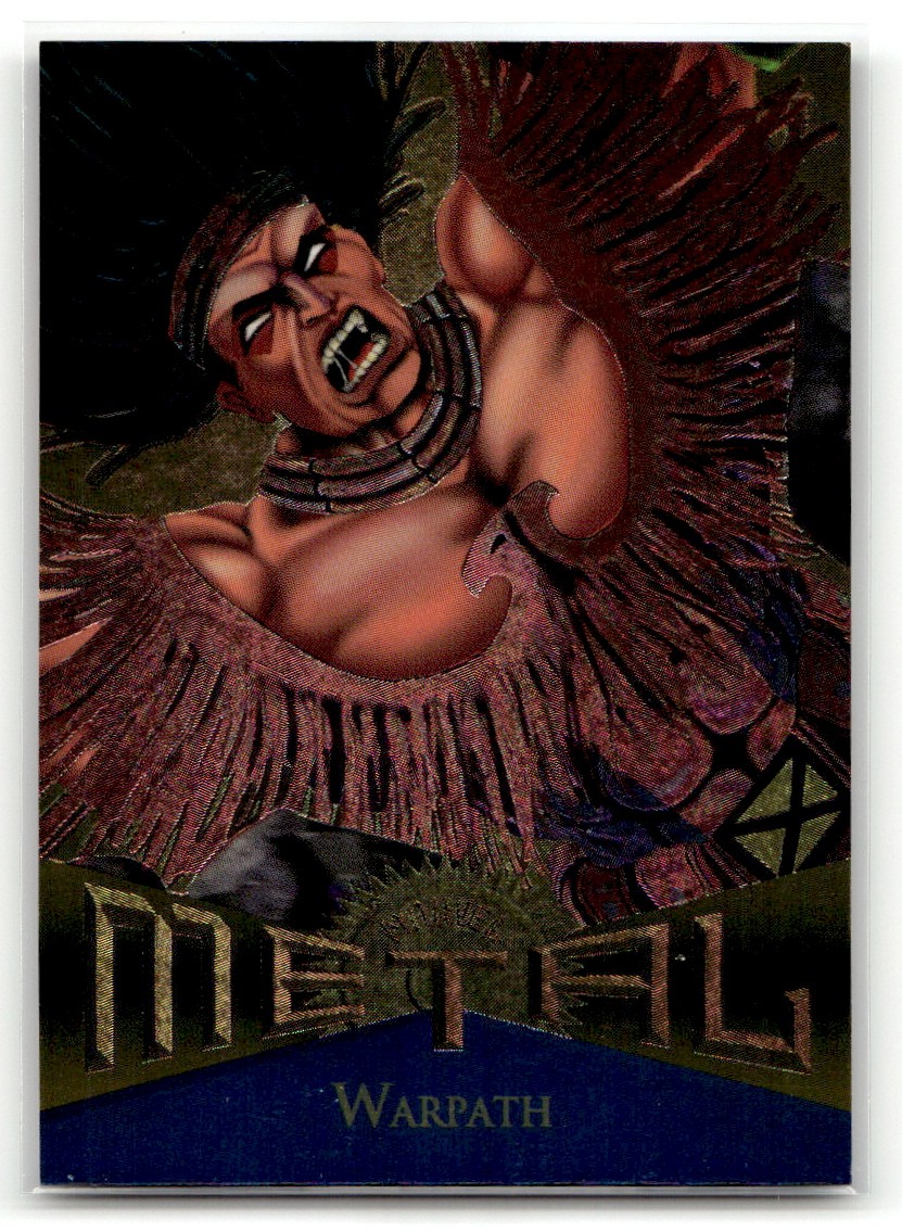 1995 Metal Marvel #123 Warpath