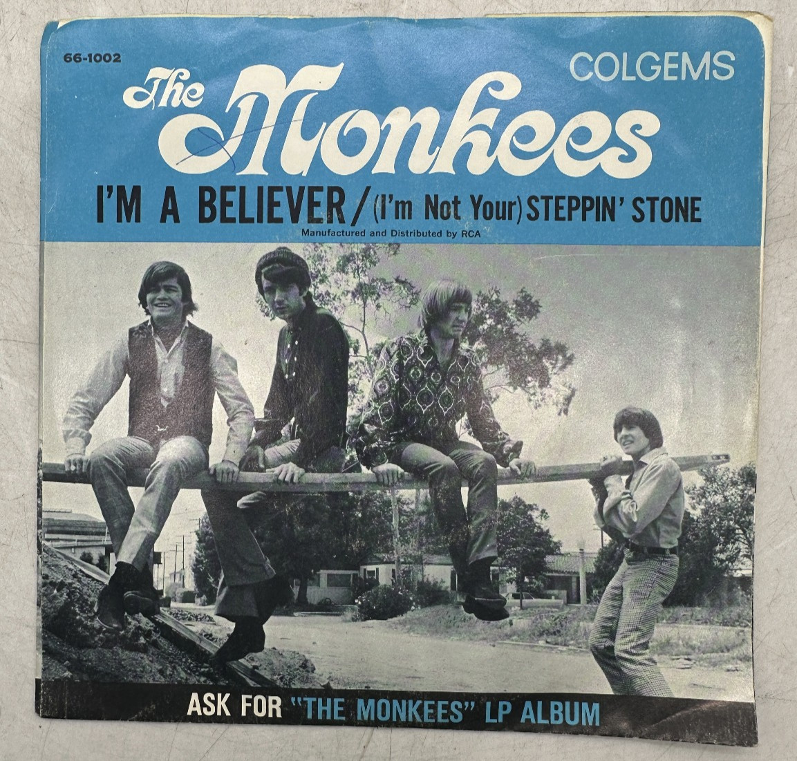 The Monkees I'm A Believer / (I'm Not Your) Stepping Stone Colgems 66-1002 NM