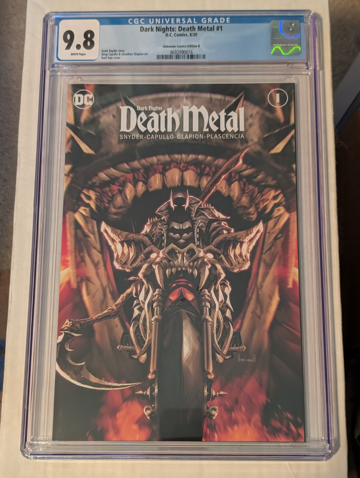 Dark Nights Death Metal #1 CGC 9.8 (2020) variante Kael Ngu