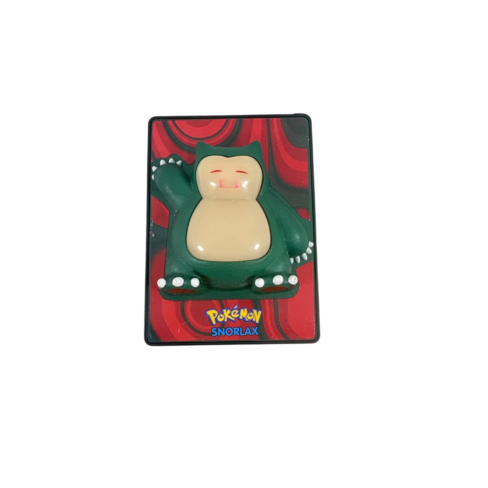 Burger King Pokemon Toy Card OS Green Excellent Snorlax 3D Movie 2000 Promo