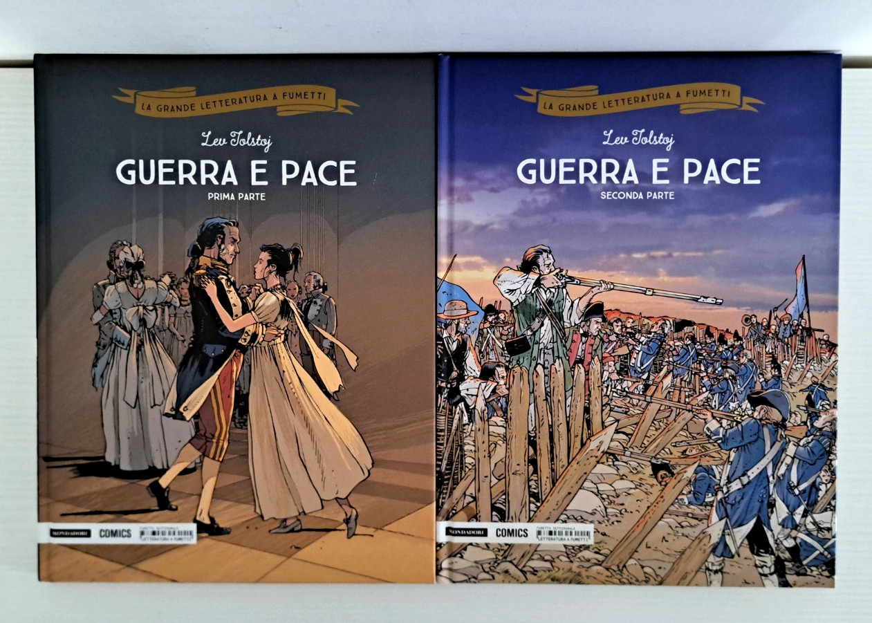 GUERRA E PACE LA GRANDE LETTERATURA A FUMETTI N°13-14 COMPLETA 1° E 2° PARTE