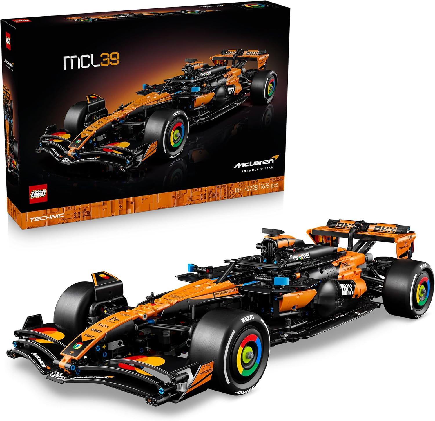 LEGO Technic Auto Mclaren MCL39 F1 - Kit Modellismo per Adulti - Set Da Collezio