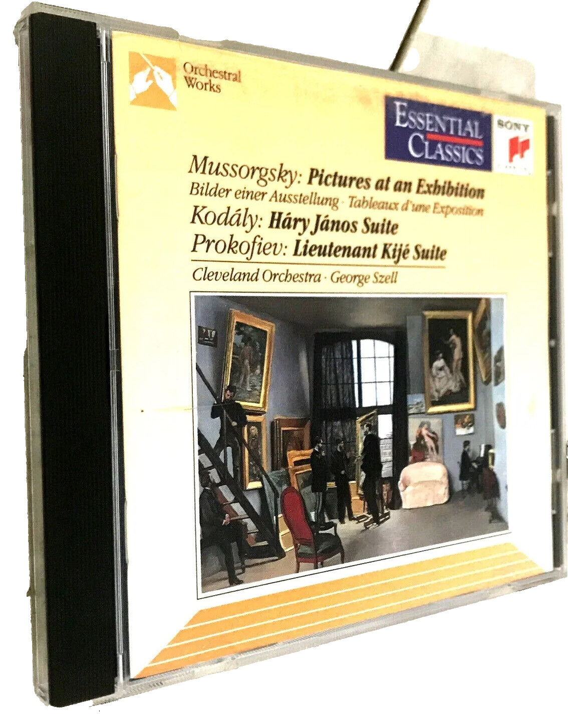 Mussorgsky Pictures at an Exhibition Kodaly Hary Janos Prokofiev Music CD
