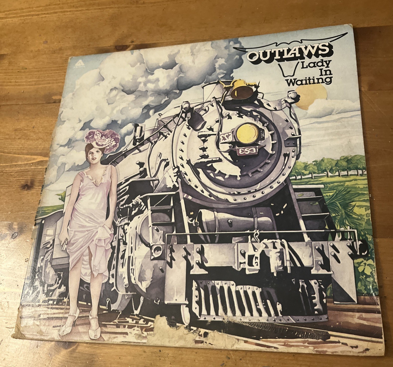 The Outlaws Lady in Waiting 1976 Arista AL 4070 Vinyl VG .