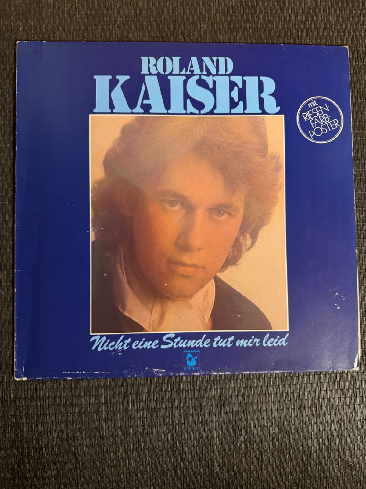 Roland Kaiser - Nicht eine Stunde tut mir leid - Album mit Farbposter 📀 Vinyl