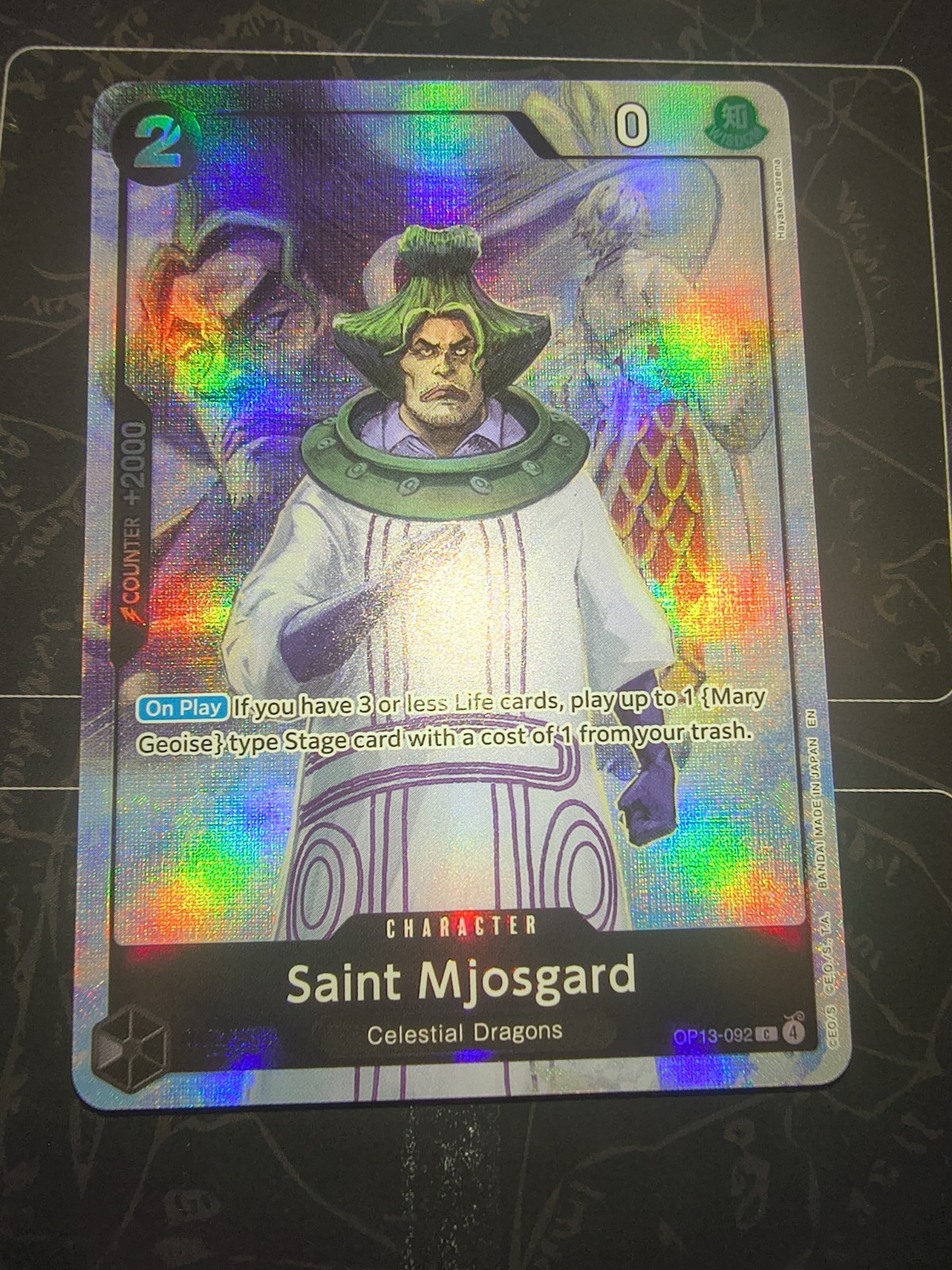 Saint Mjosgard OP13-092 Premium Card Collection Best Selection Vol 6!