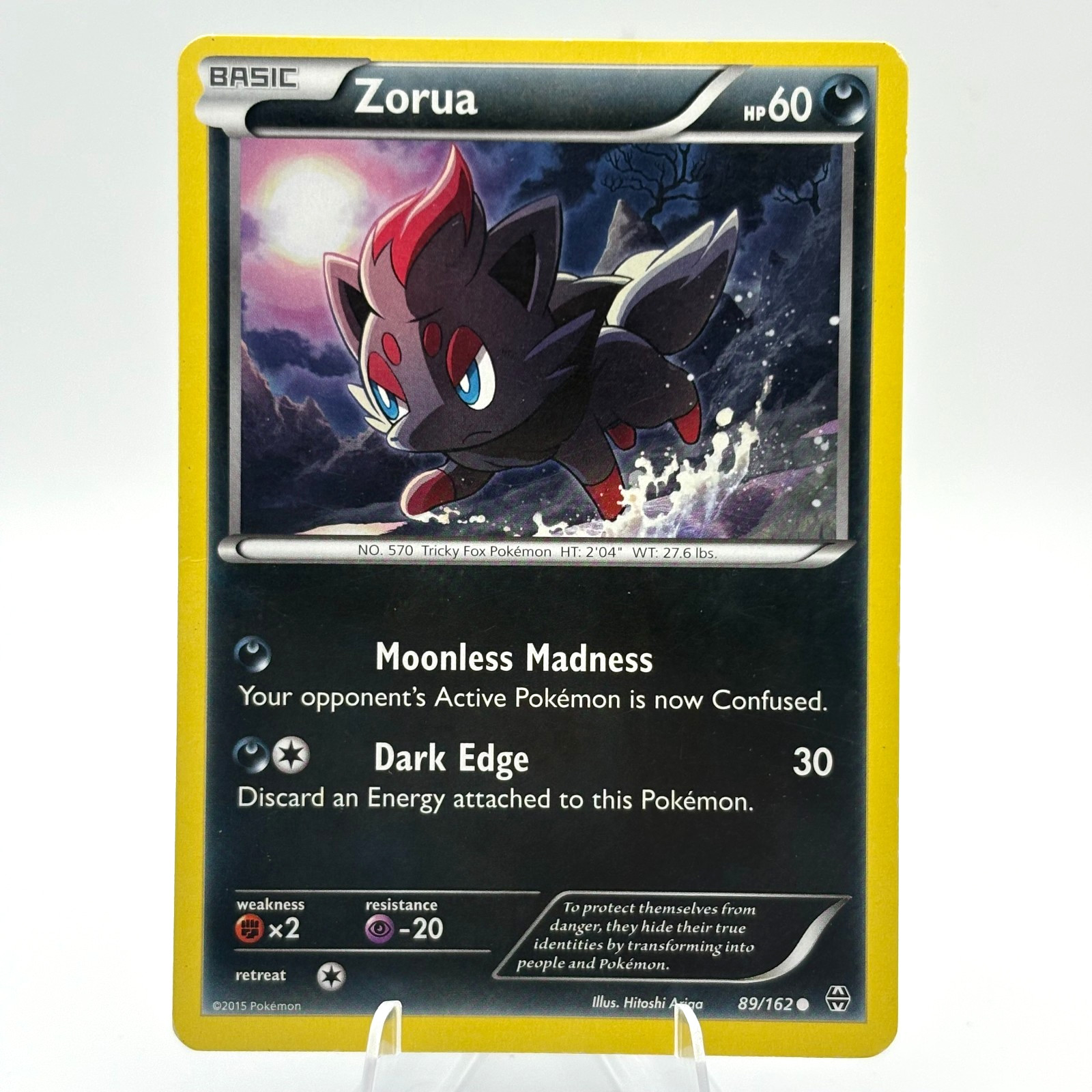 Zorua 89/162 XY - BREAKthrough Common MP Pokemon TCG