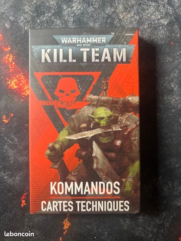 Kill team : kommandos cartes techniques