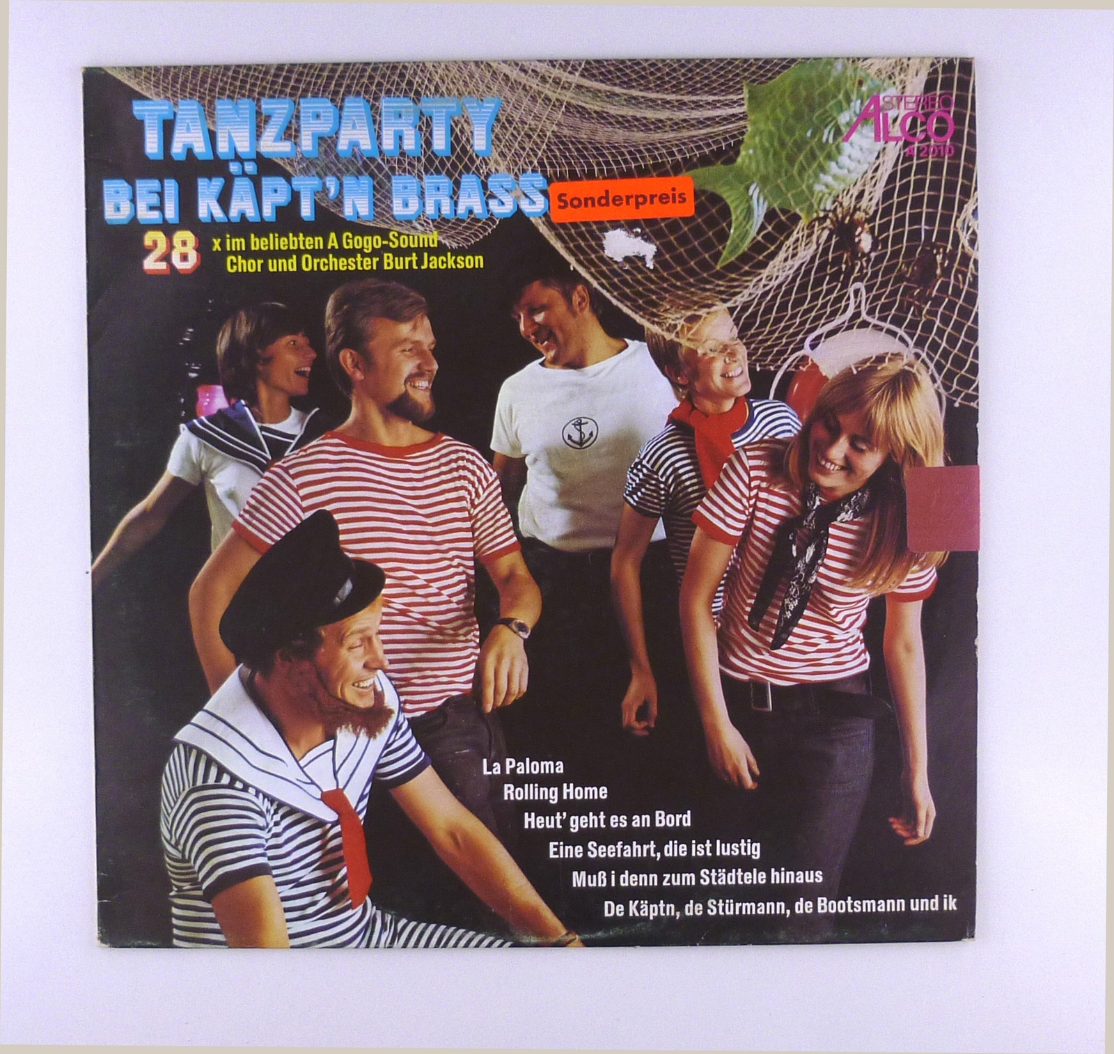 12 " LP Orchestra Burt JACKSON Tanzparty Käpt'N ' Ottone 28x Popolare Gogo O868