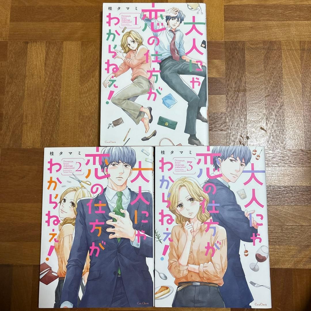 Otona nya Koi no Shikata ga Wakaranai Vol. 1-3 manga Tamami Katsura