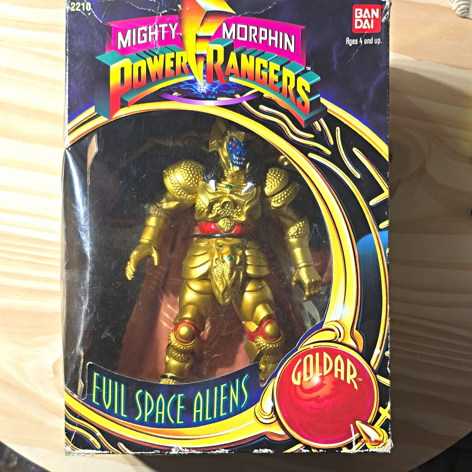 Modellino in scatola Bandai Mighty Morphin Power Rangers Evil Space Aliens Goldar