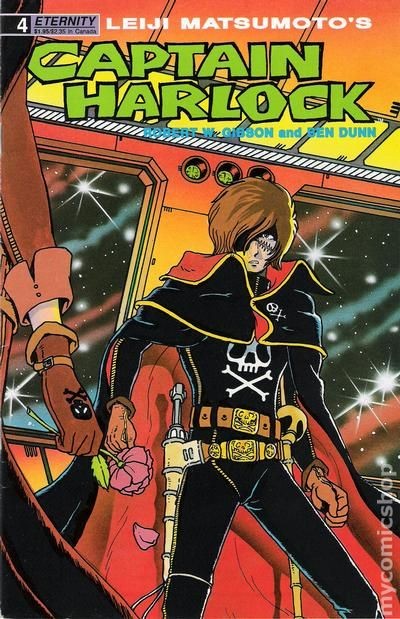 Capitano Harlock #4 FN 1990 Immagine Stock