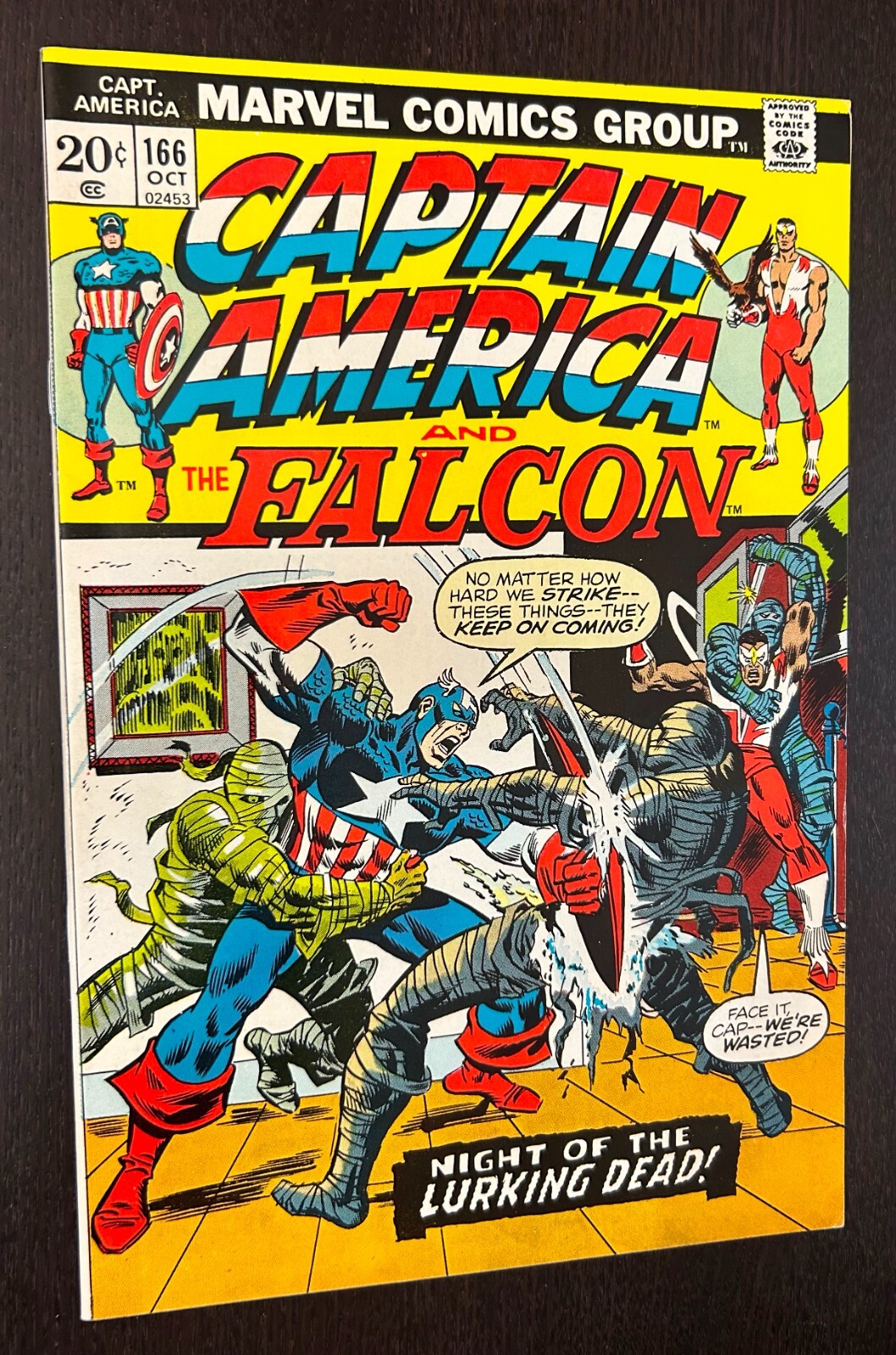 CAPTAIN AMERICA #166 (Marvel Comics 1973) -- Bronze Age Superheroes -- VF-