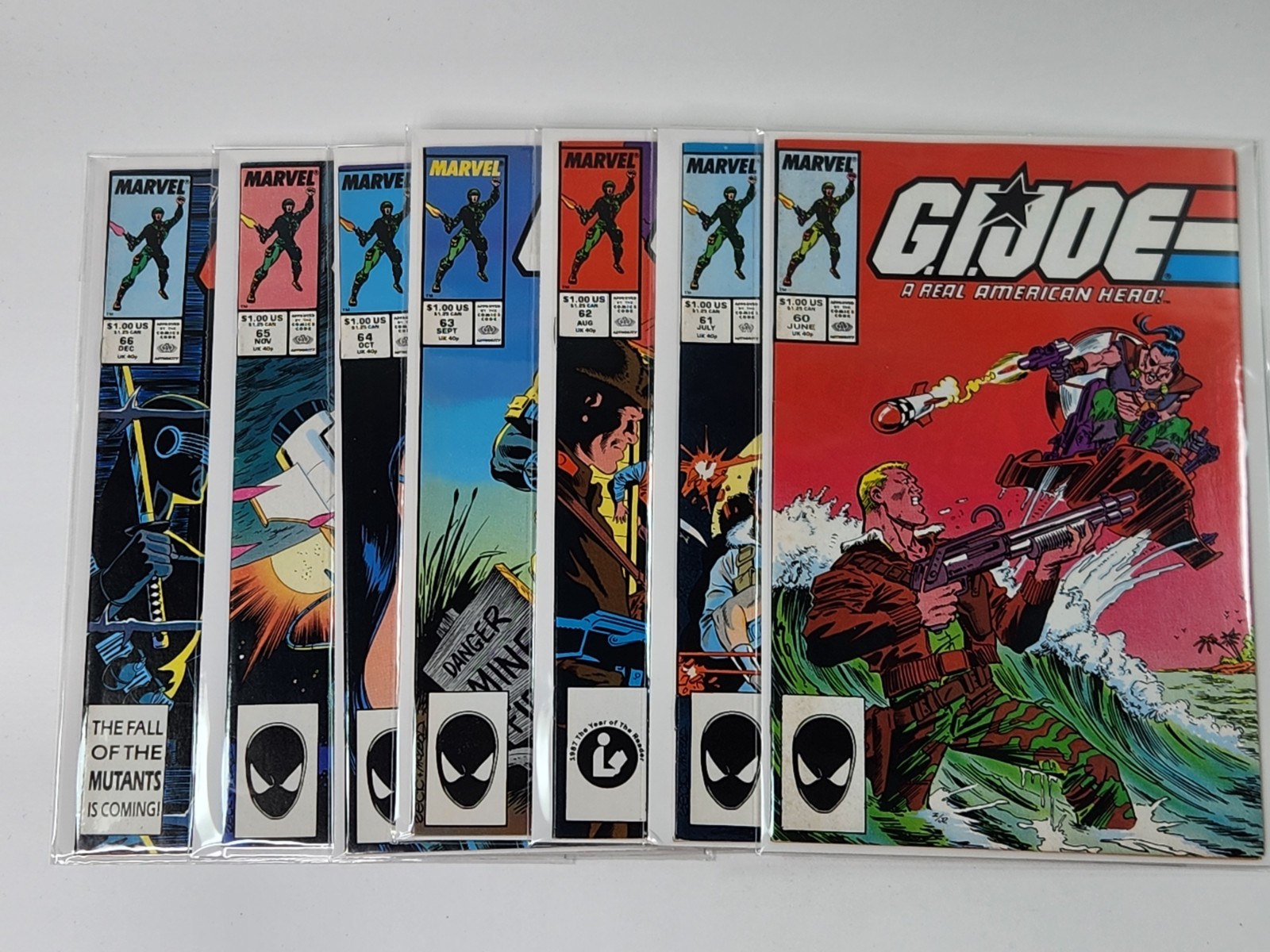 G.I. Joe 60 61 62 63 64 65 66 DIRETTO un vero eroe americano Mult 1° app 1987