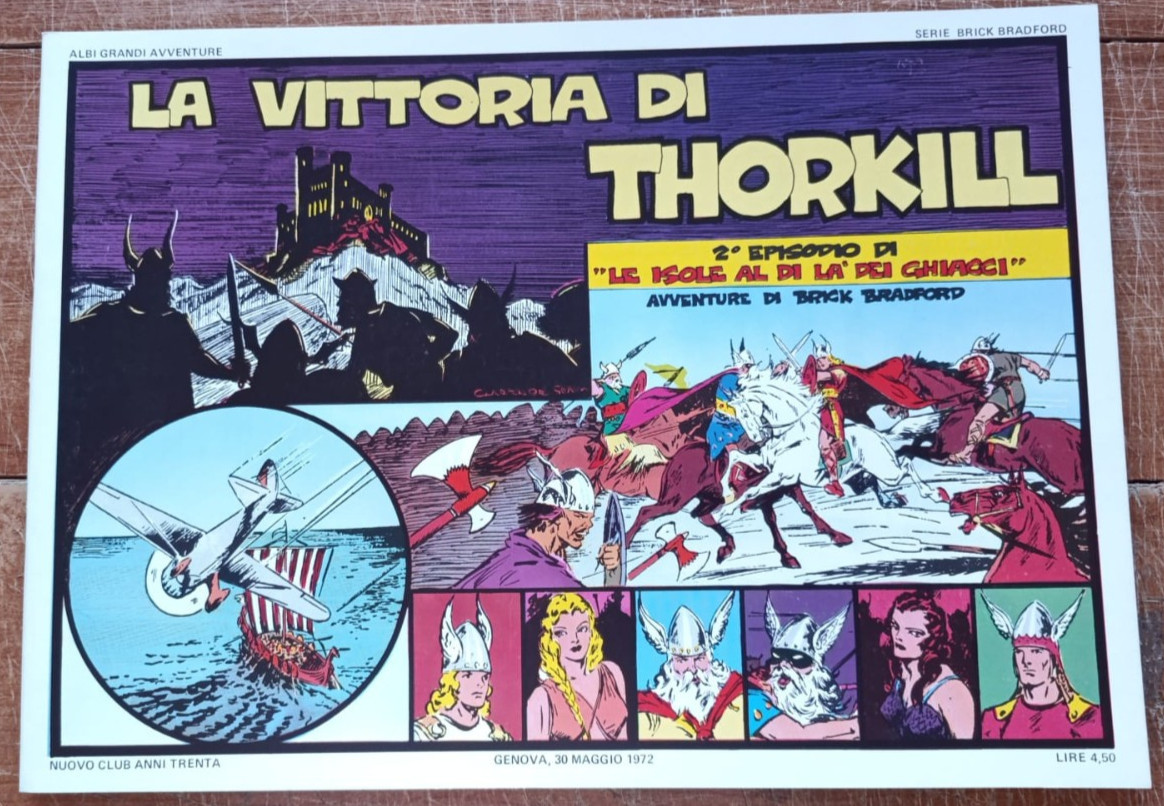 BRICK BRADFORD club anni 30 (La vittoria di Thorkill)