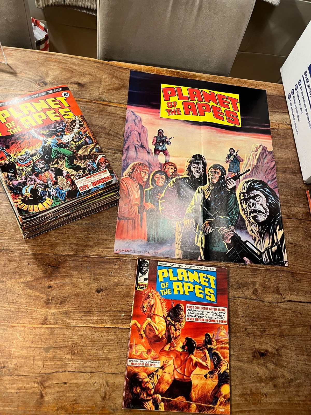 planet of the apes weekly issues 1-47 with poster