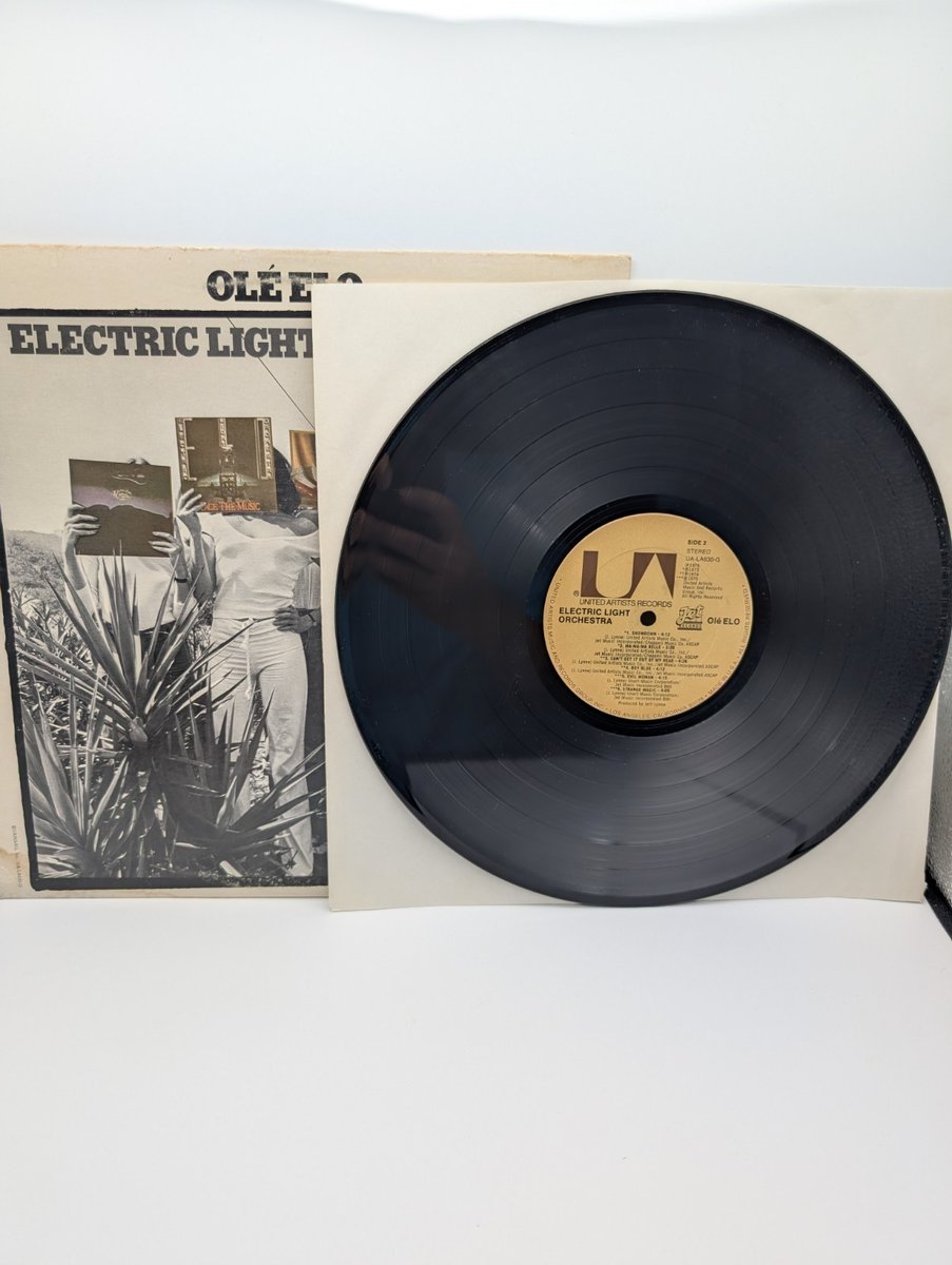 Electric Light Orchestra Ole Elo Album Vinyl LP 1976 Jet Records UA-LA630-G