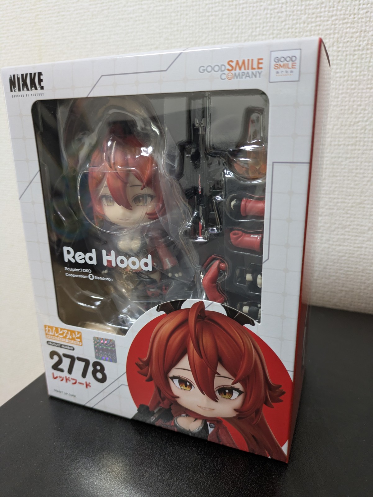 Nendoroid Dea della Vittoria NIKKE Cappuccetto Rosso action figure giocattolo nuovo GIAPPONE