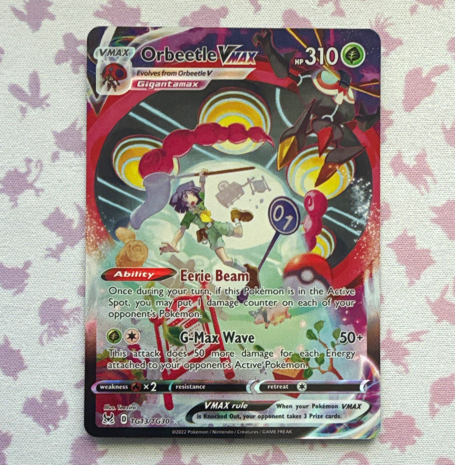 Orbeetle VMAX TG13/TG30 Lost Origin Trainer Gallery Full Art Alt Art quasi nuovo/m