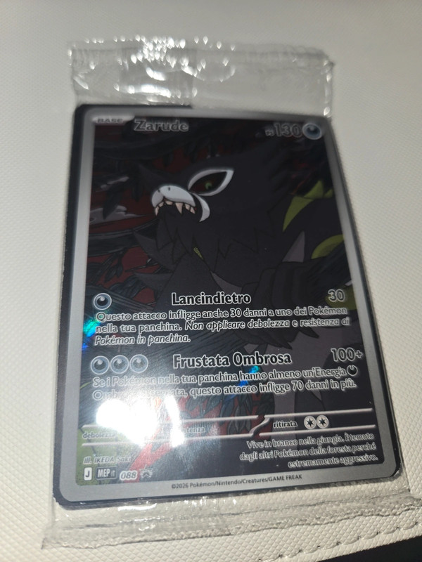 Zarude Full Art Promo Élite Trainer Box Buio Pesto SEALED italiano + divisori di Mega Darkrai