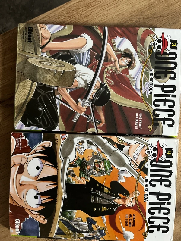 Lot de 5 mangas One Piece – Tomes 3 à 7