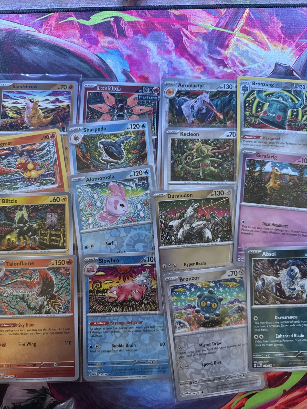 Lotto 15 Carte Pokemon Shinji Konda Reverse Holo senza doppioni