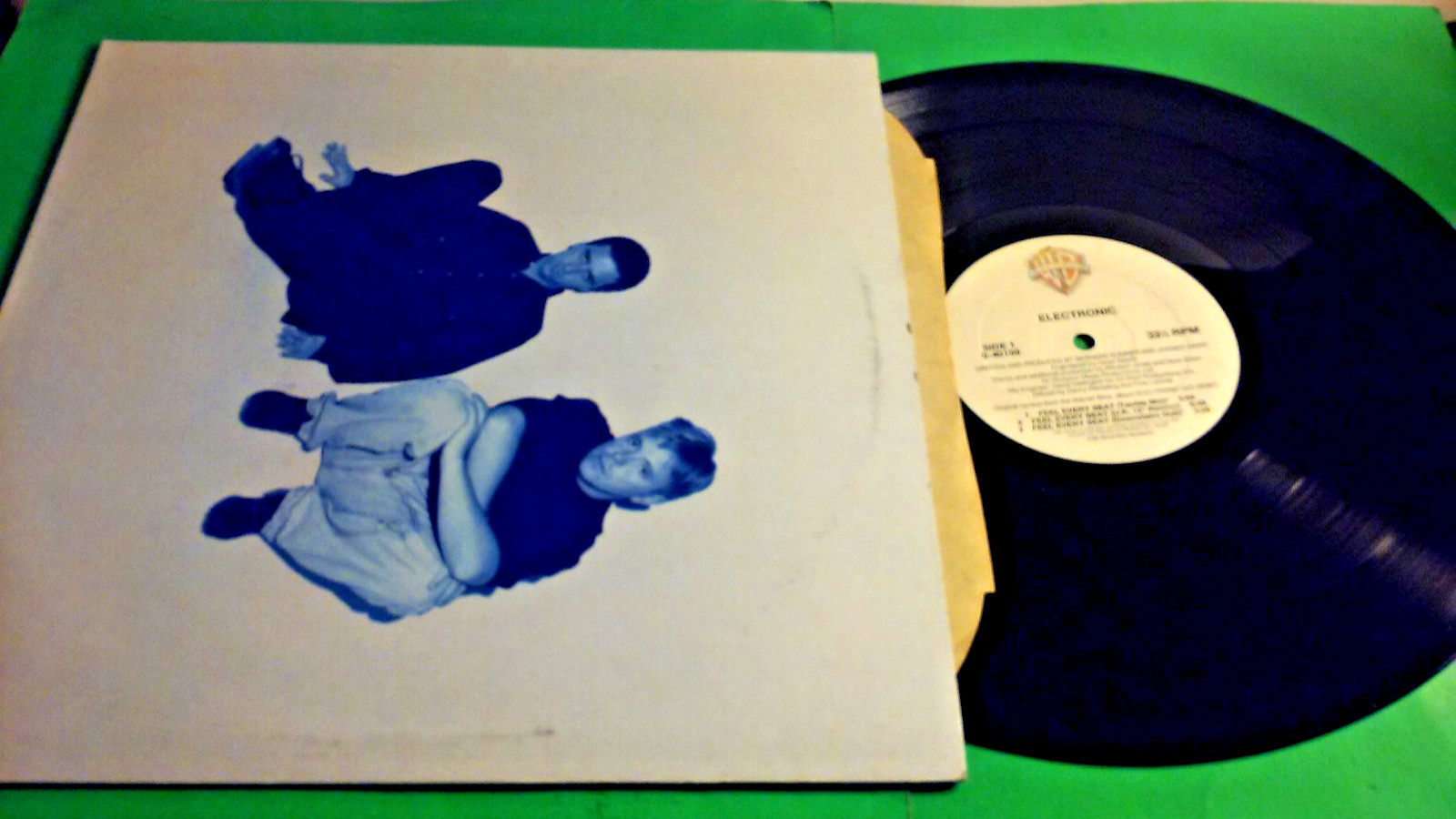 ELECTRONIC - FEEL EVERY BEAT (MIXES) - WARNER BROS RECORDS 12" EP SINGLE VG+/VG+