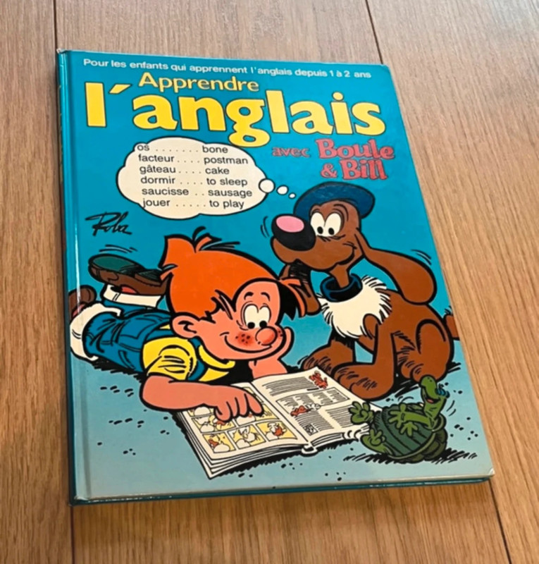 Apprendre l’anglais avec Boule & Bill