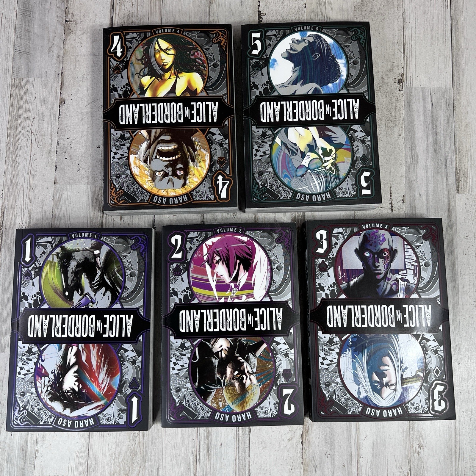 Alice In Borderland Manga Volume 1-5 Versione Inglese Fumetto