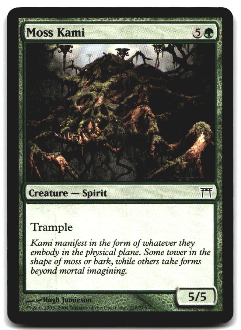 Moss Kami 228 Champions of Kamigawa C quasi nuovo Magic: The Gathering