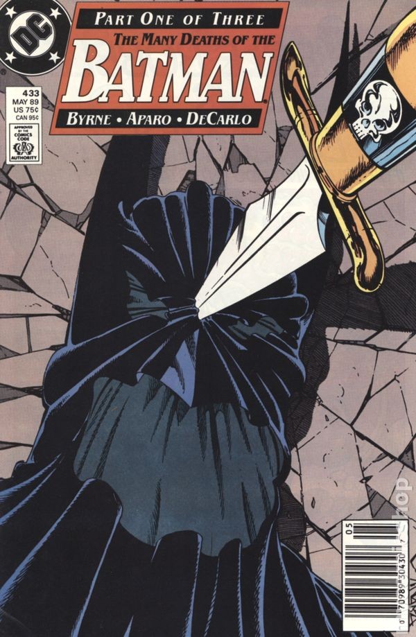 Batman #433N FN/VF 7.0 1989 Immagine Stock